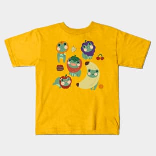 Fruity Froggies Kids T-Shirt